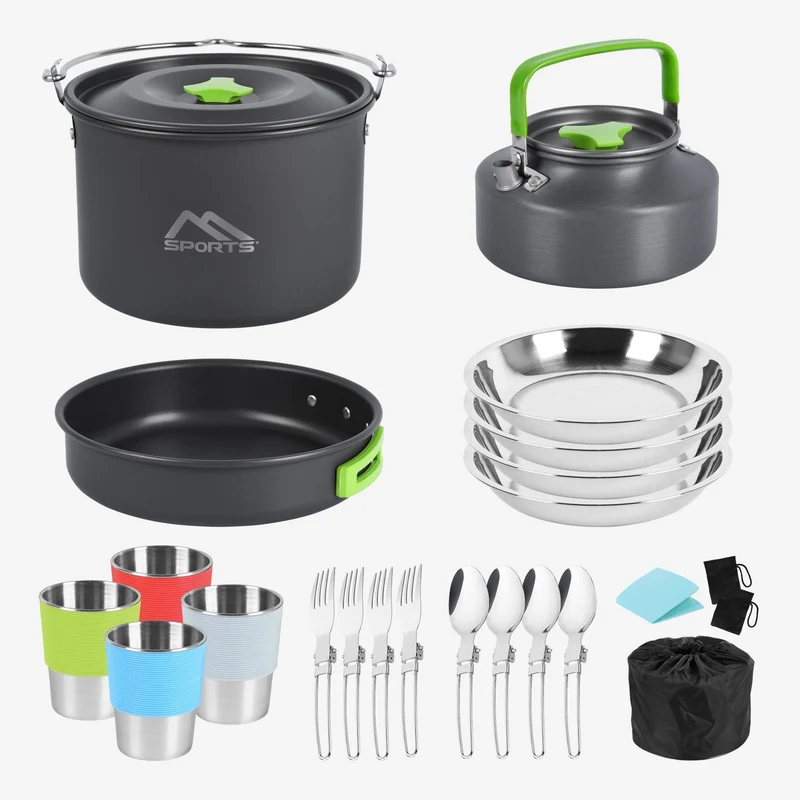 Camping Kochset 4 Personen